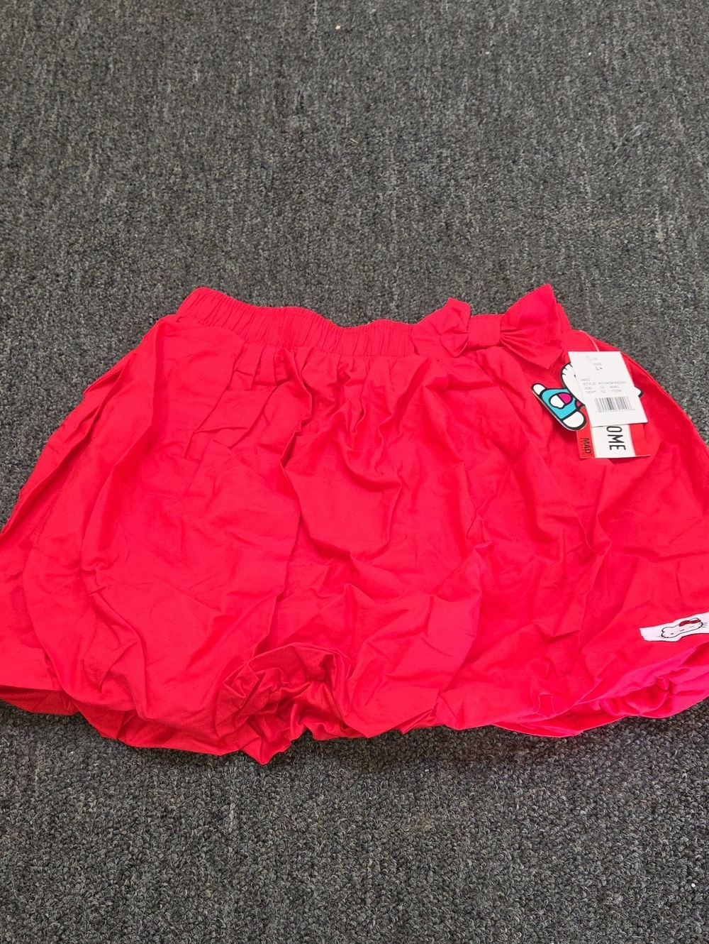(#1C) Hello Kitty Red Bubble Skirt
